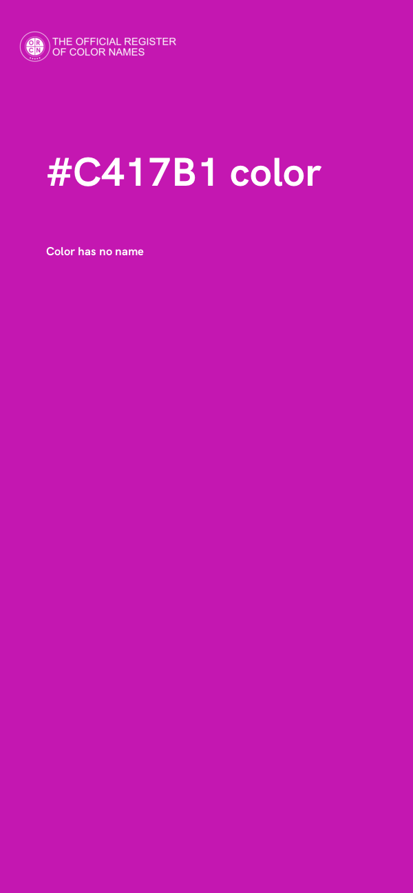#C417B1 color image