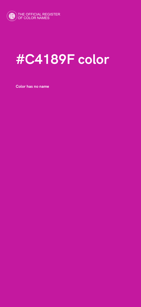 #C4189F color image