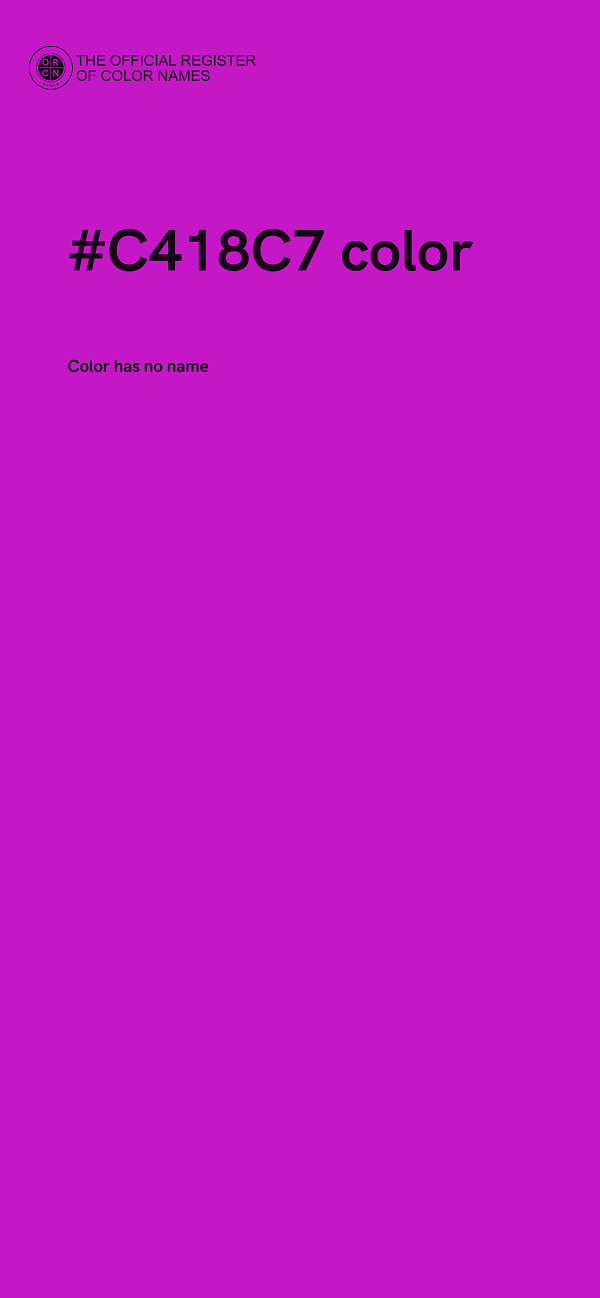 #C418C7 color image