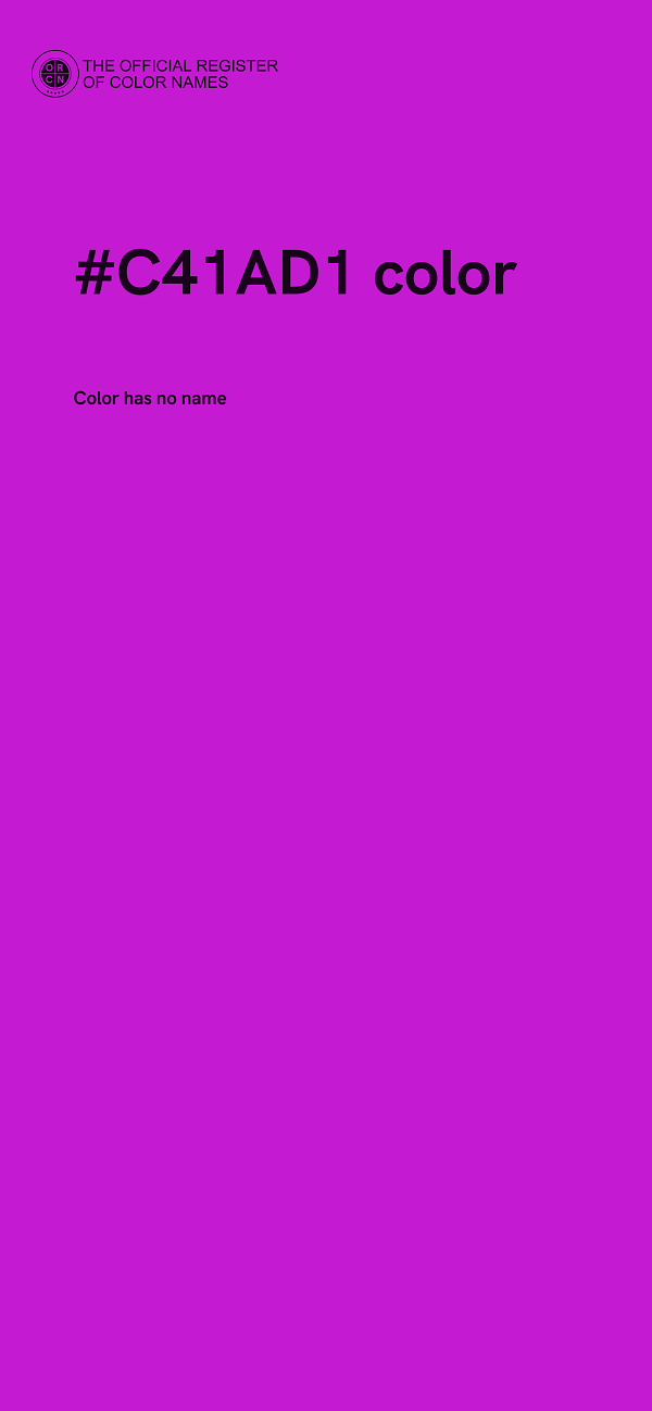 #C41AD1 color image