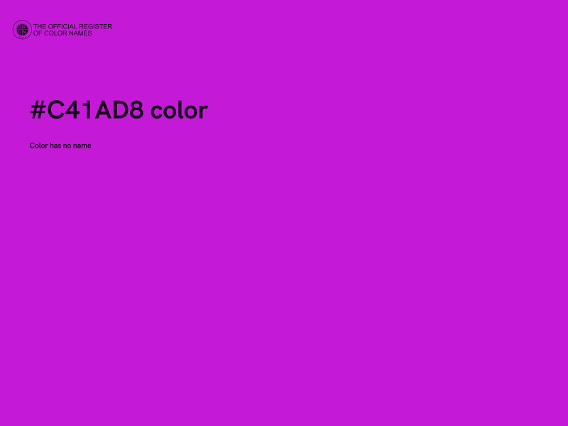 #C41AD8 color image