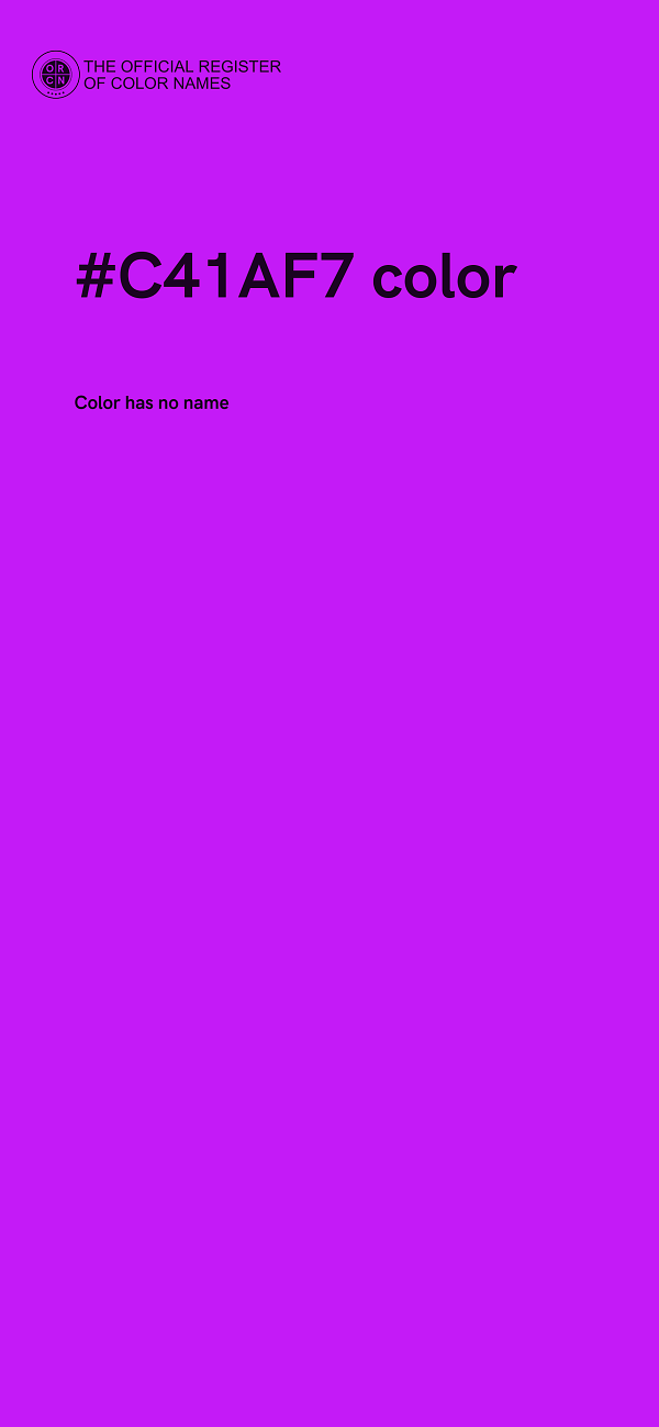 #C41AF7 color image