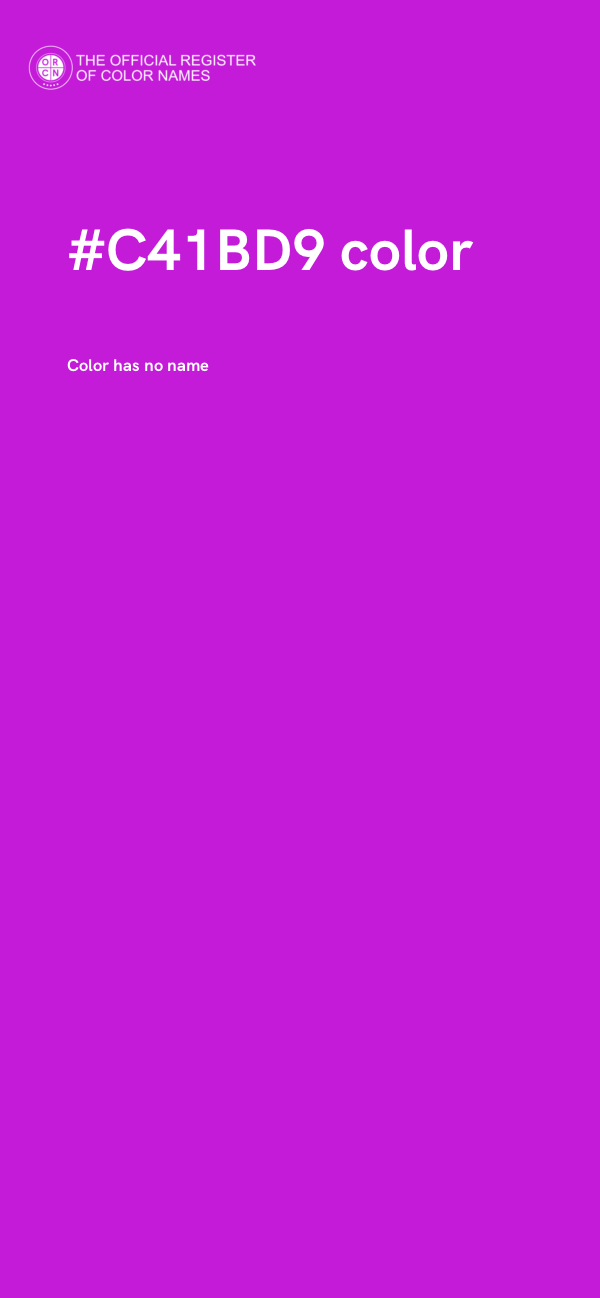 #C41BD9 color image