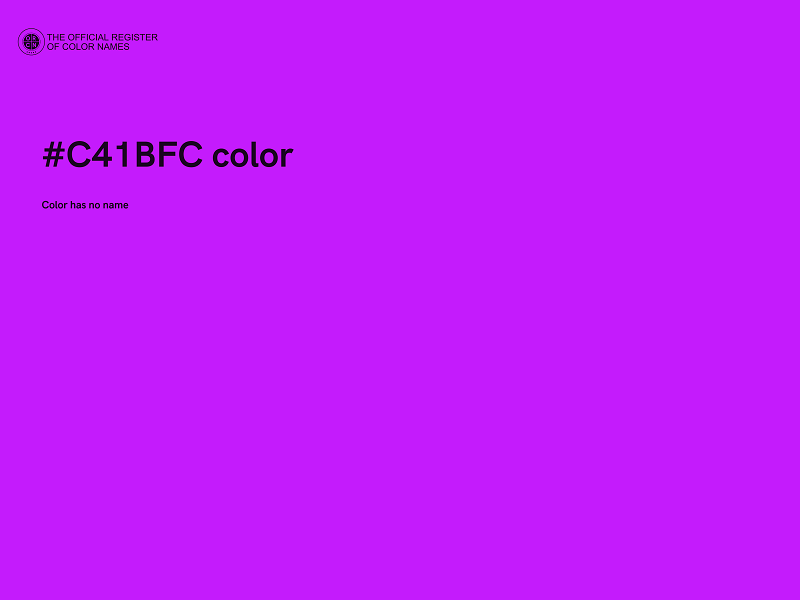 #C41BFC color image