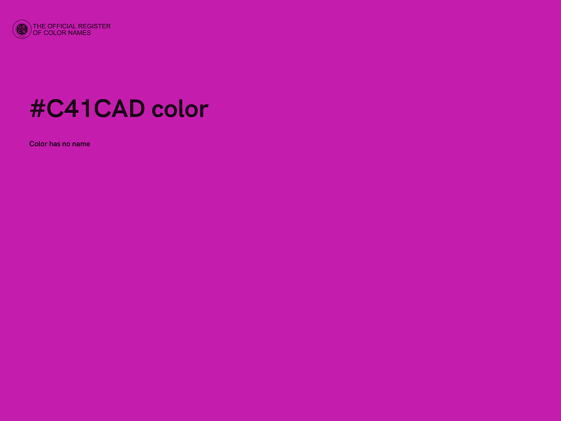 #C41CAD color image