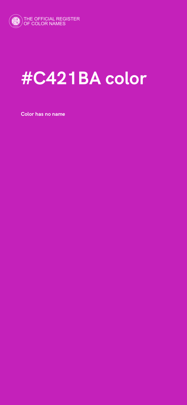 #C421BA color image