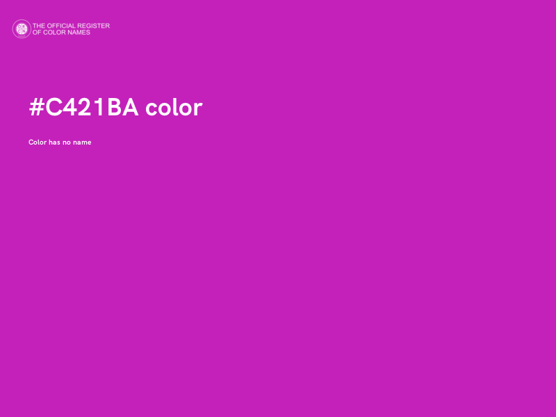 #C421BA color image