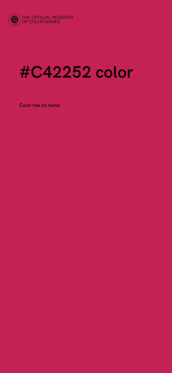 #C42252 color image