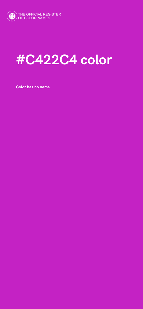 #C422C4 color image
