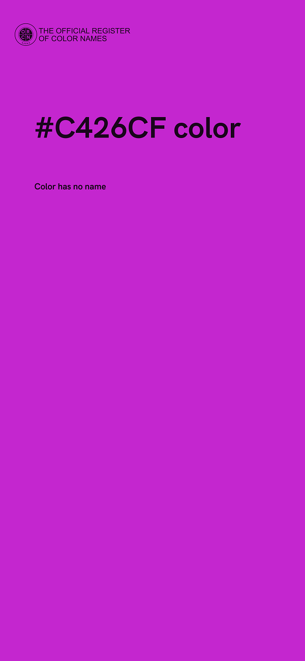 #C426CF color image