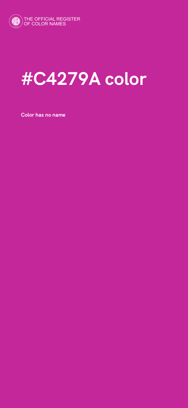 #C4279A color image