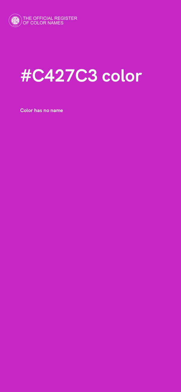 #C427C3 color image
