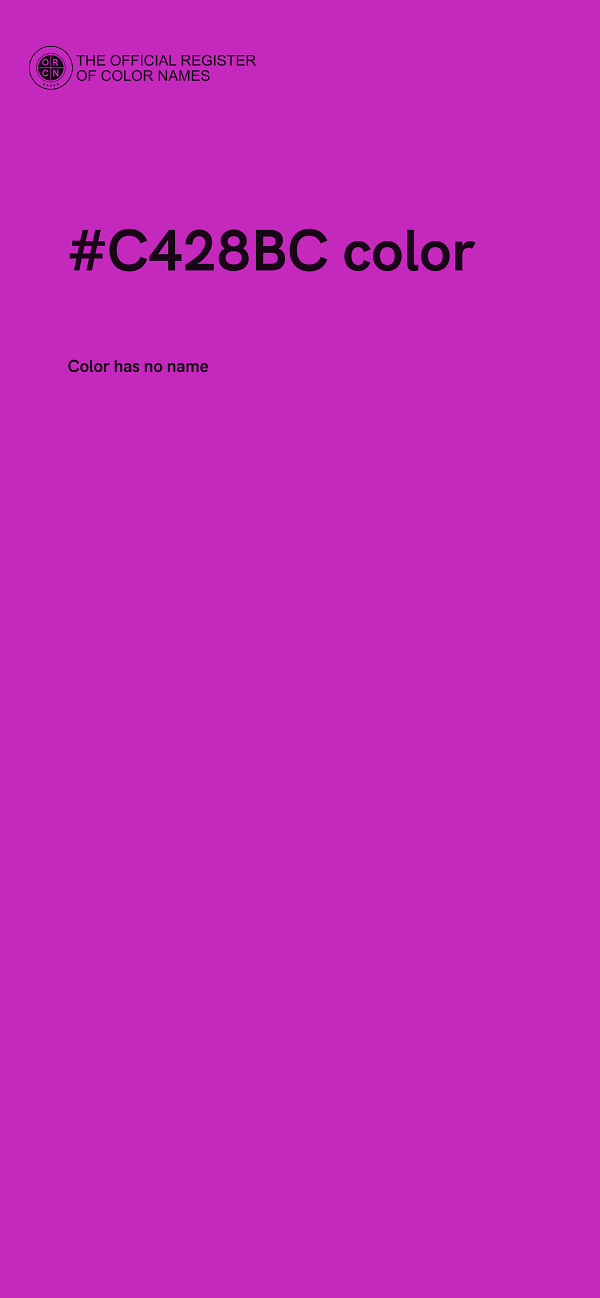 #C428BC color image