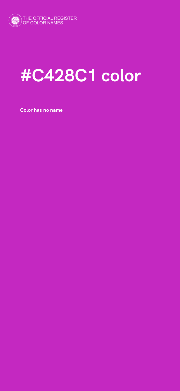 #C428C1 color image