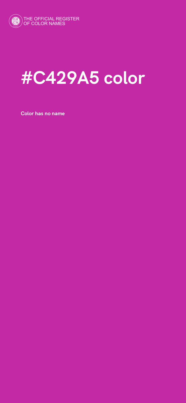 #C429A5 color image