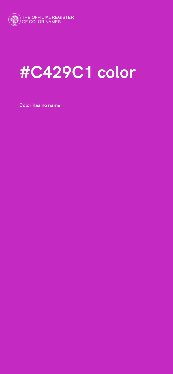 #C429C1 color image