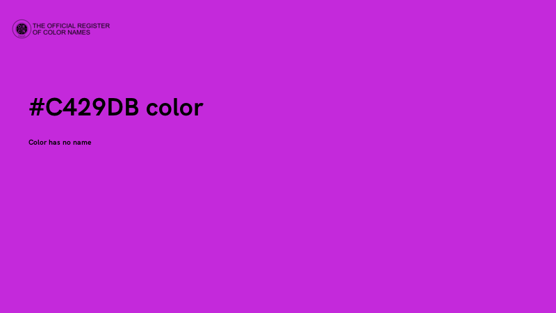 #C429DB color image