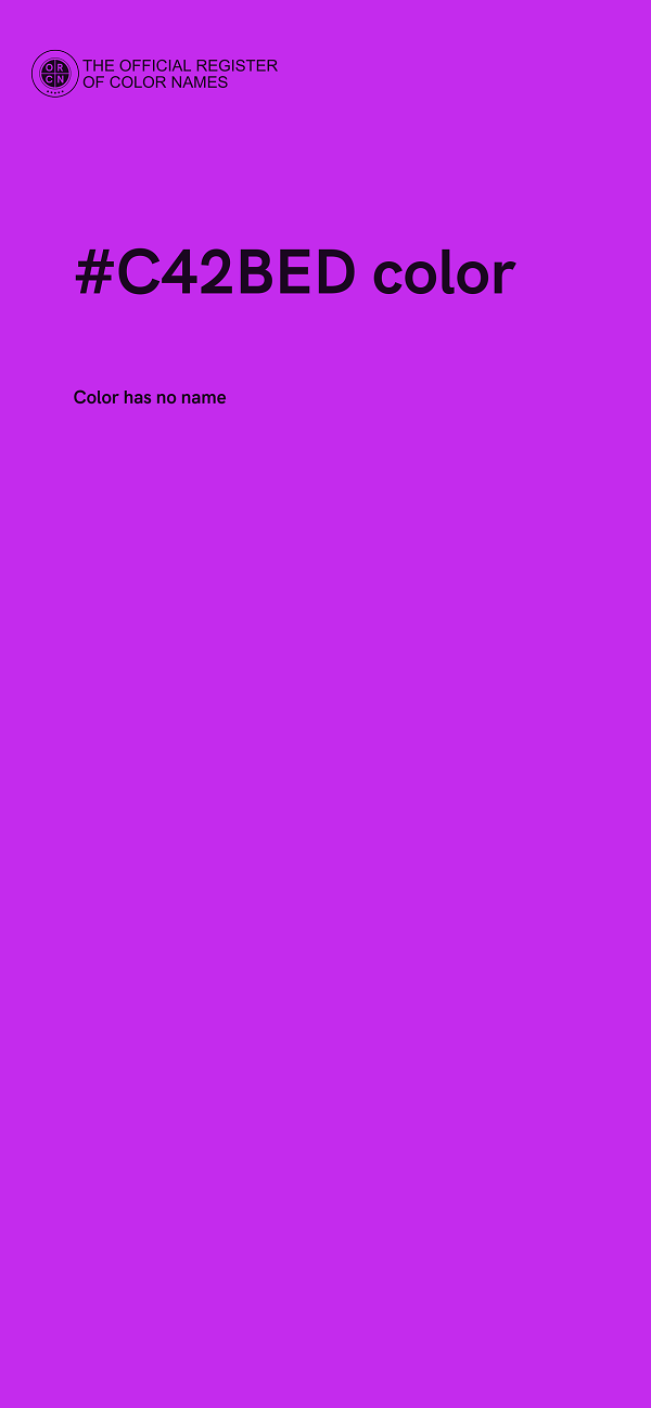#C42BED color image