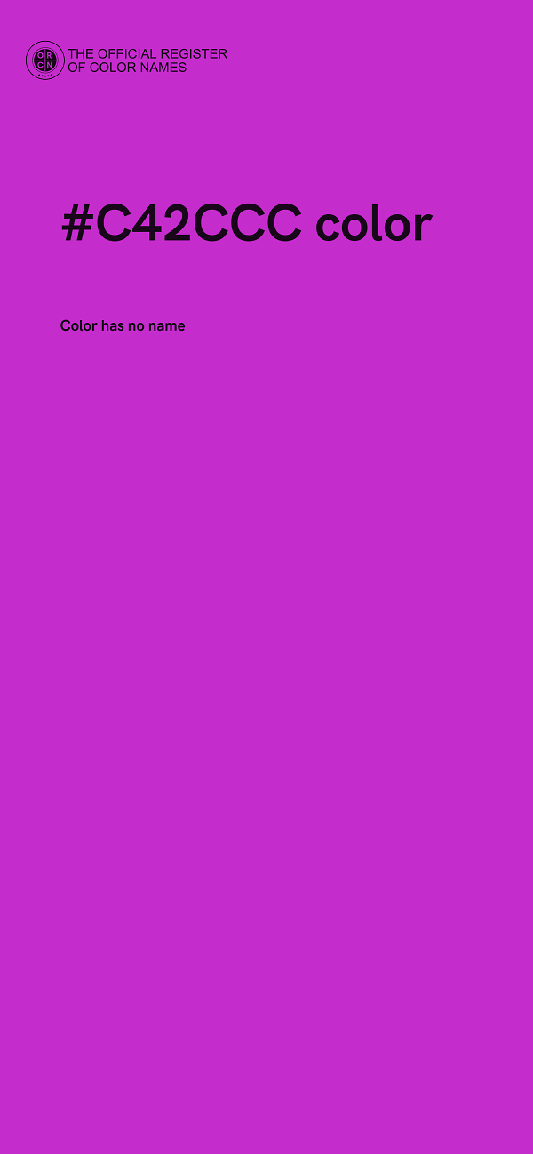 #C42CCC color image