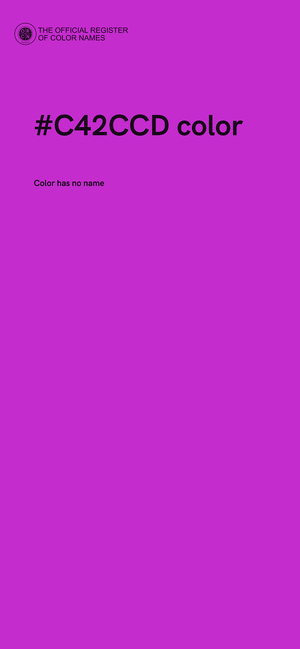 #C42CCD color image