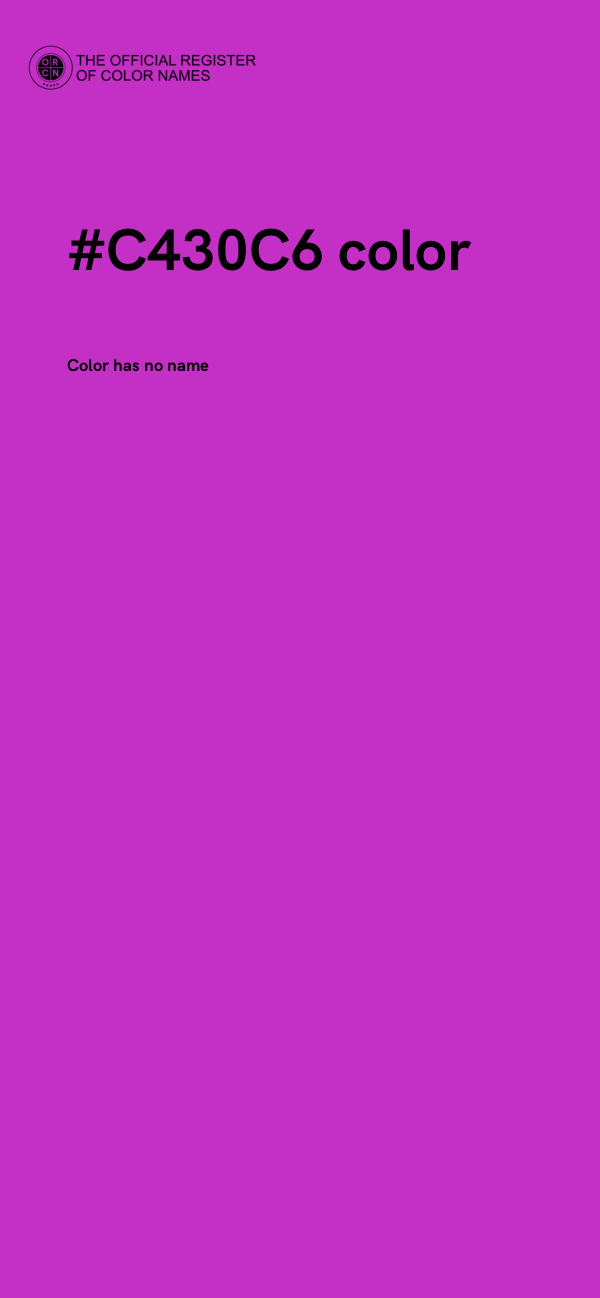 #C430C6 color image