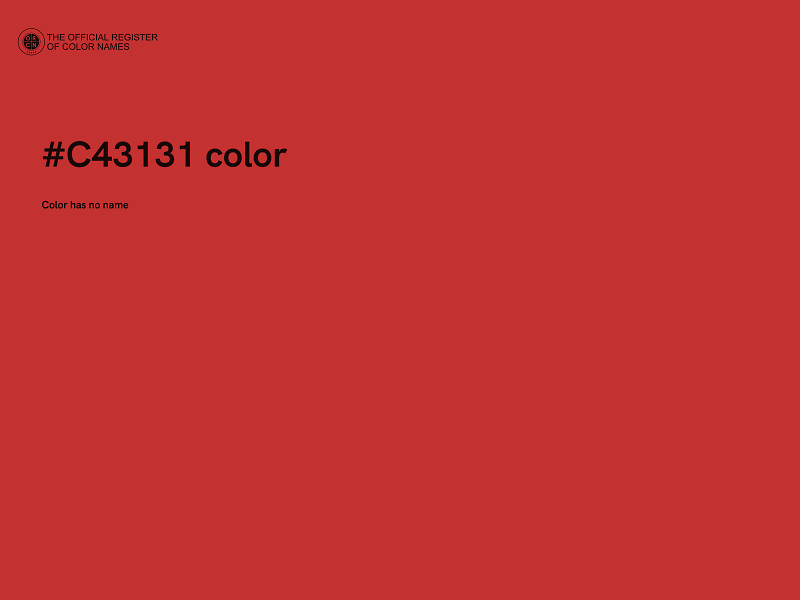 #C43131 color image