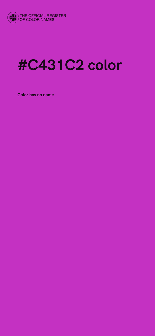 #C431C2 color image