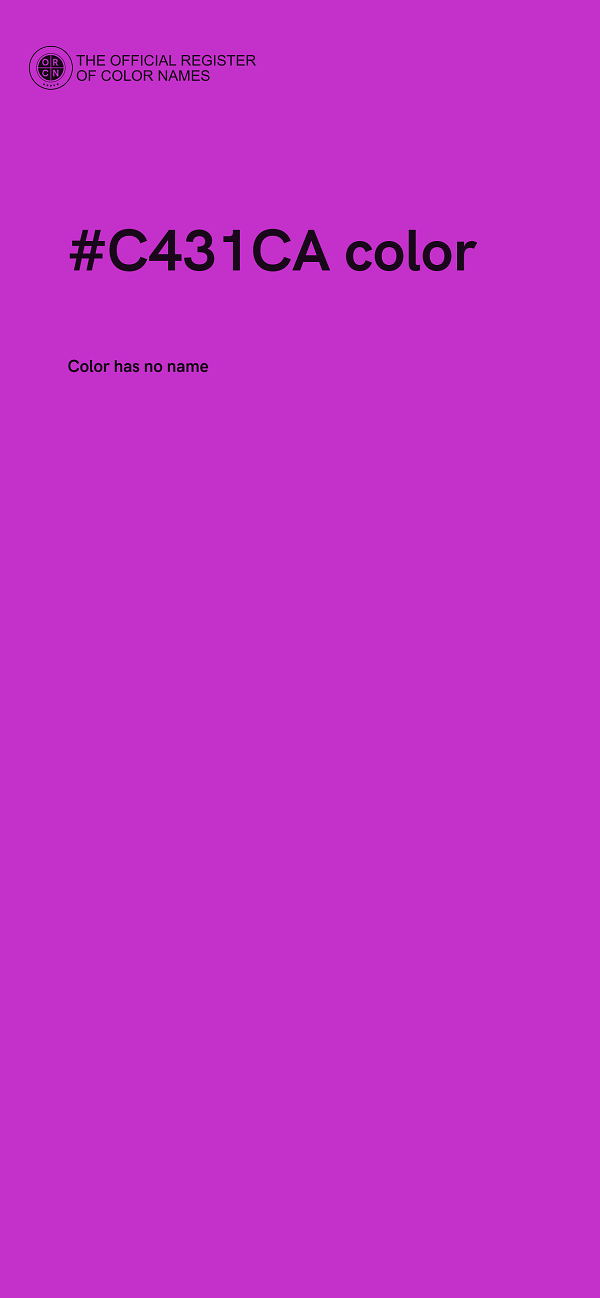#C431CA color image
