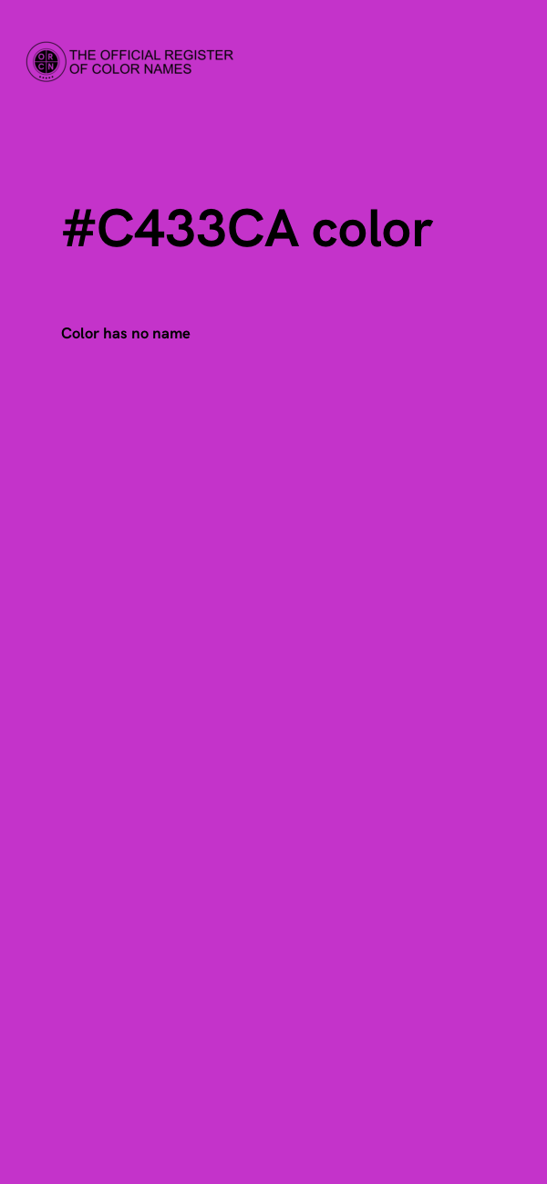 #C433CA color image