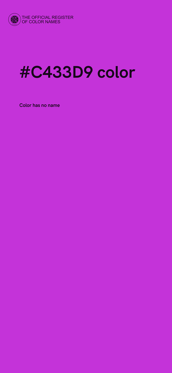 #C433D9 color image
