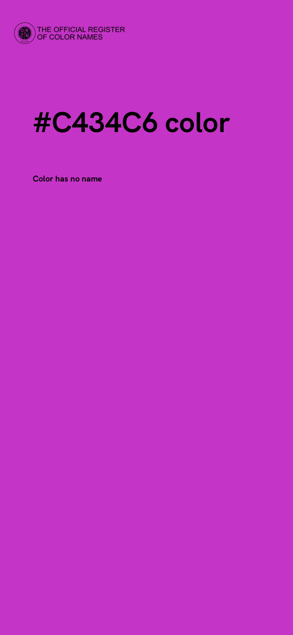 #C434C6 color image