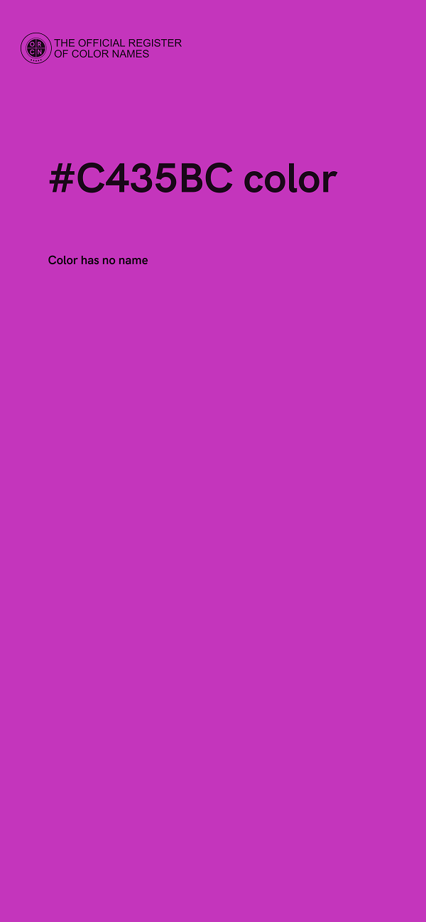 #C435BC color image
