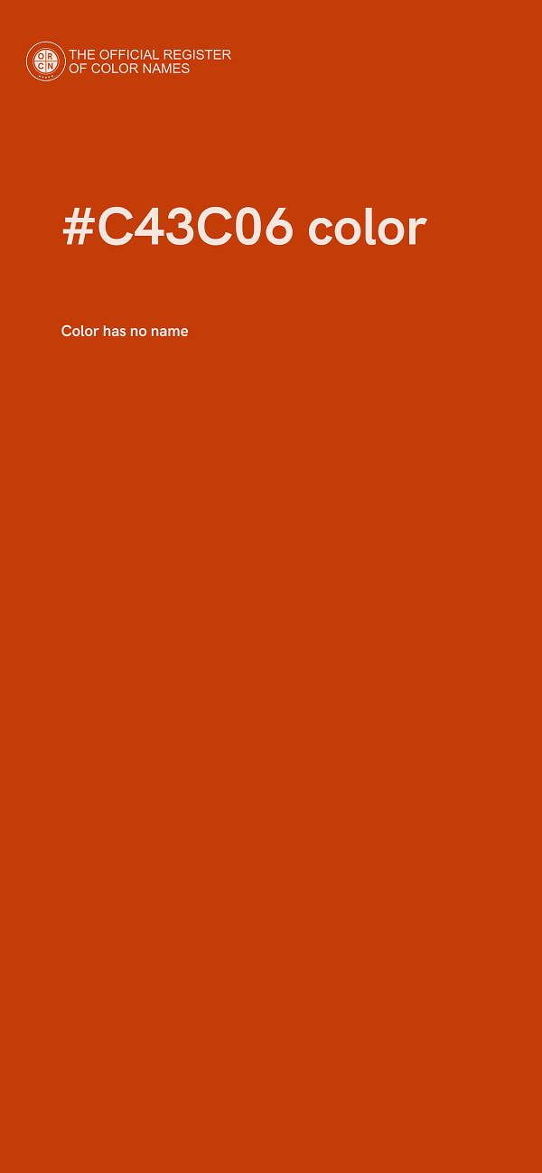 #C43C06 color image