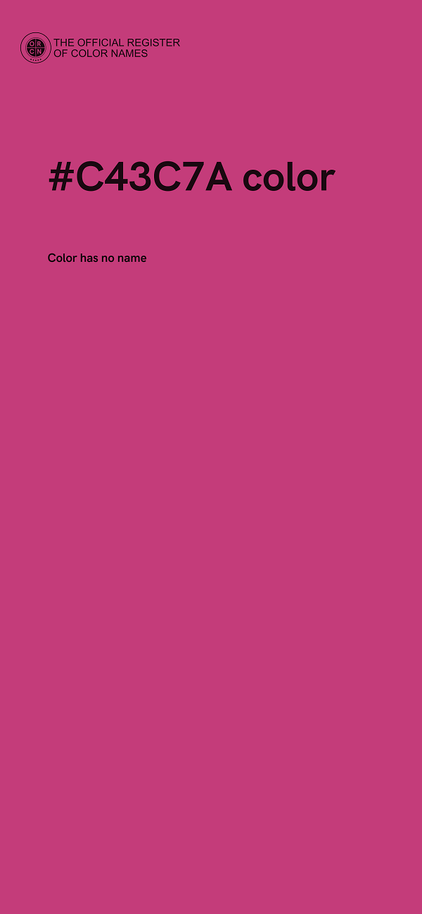 #C43C7A color image