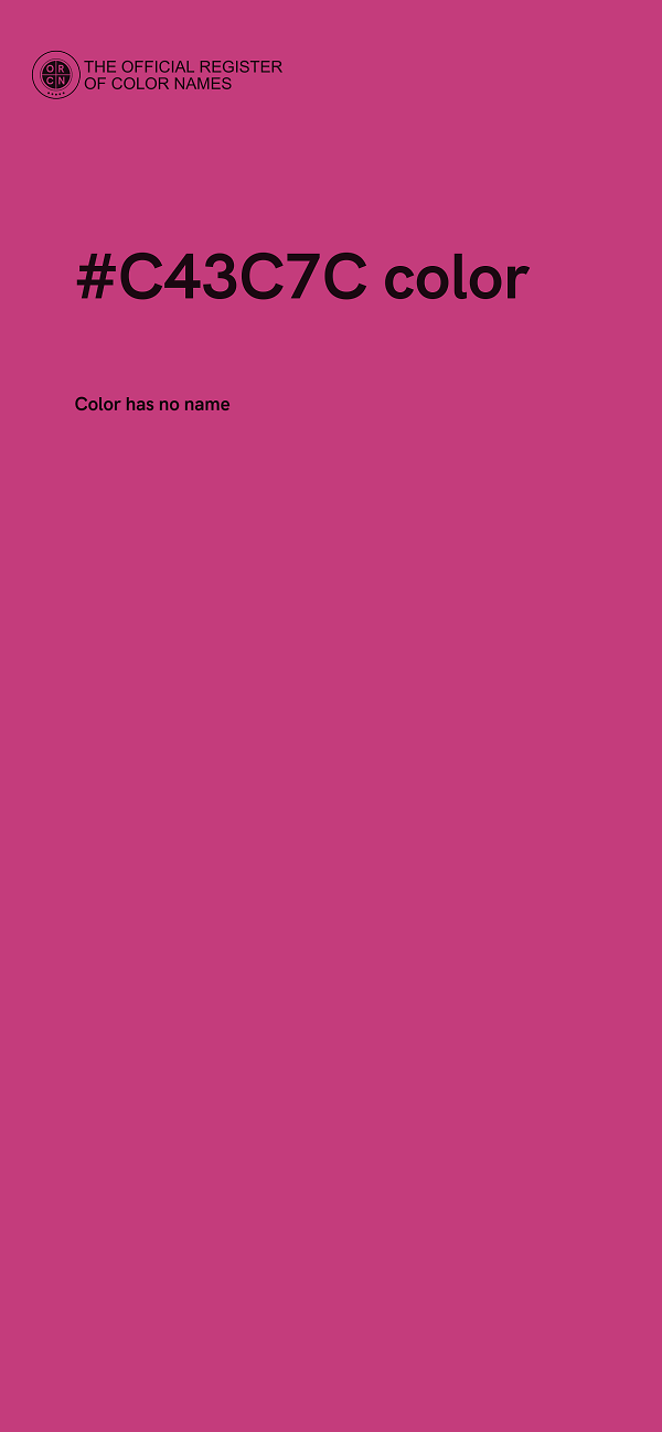 #C43C7C color image