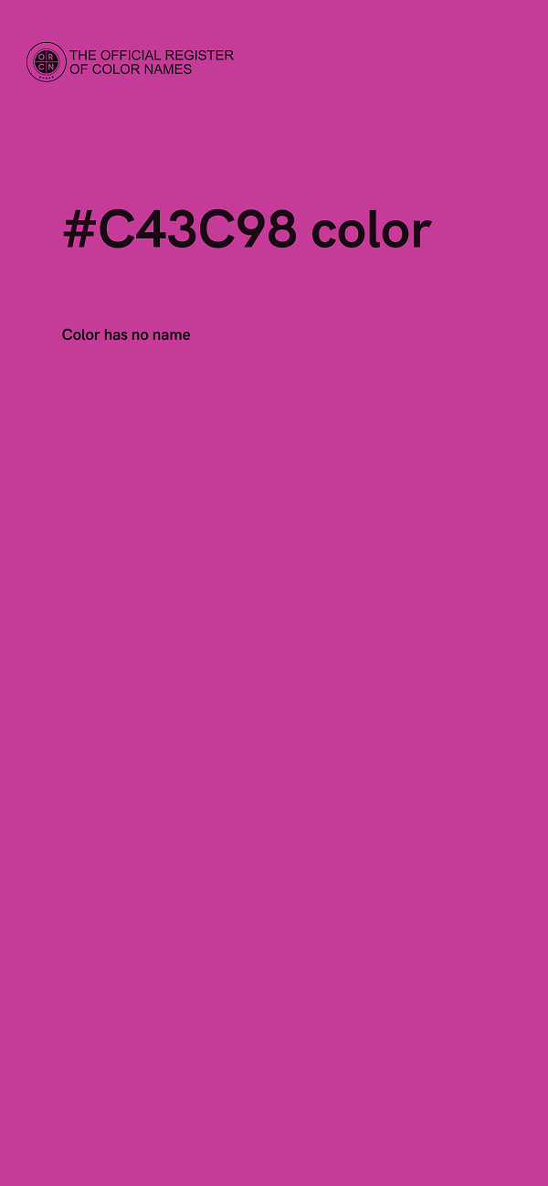 #C43C98 color image