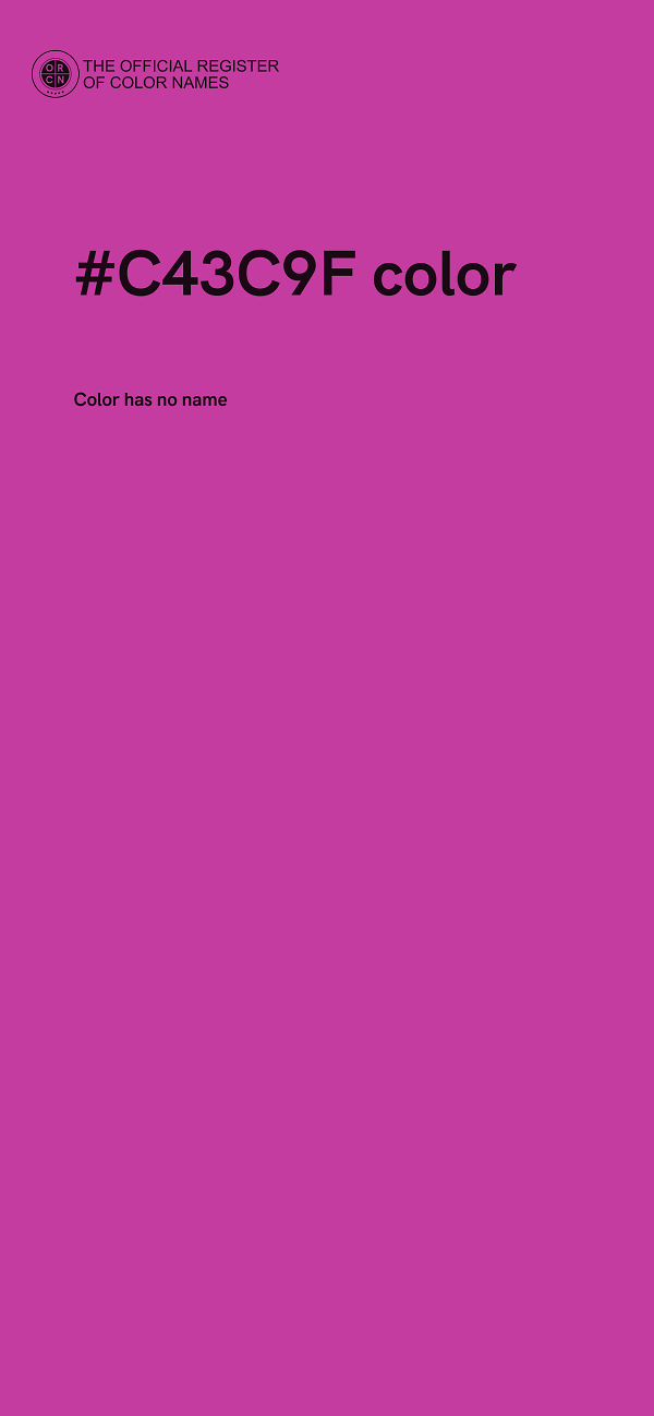 #C43C9F color image