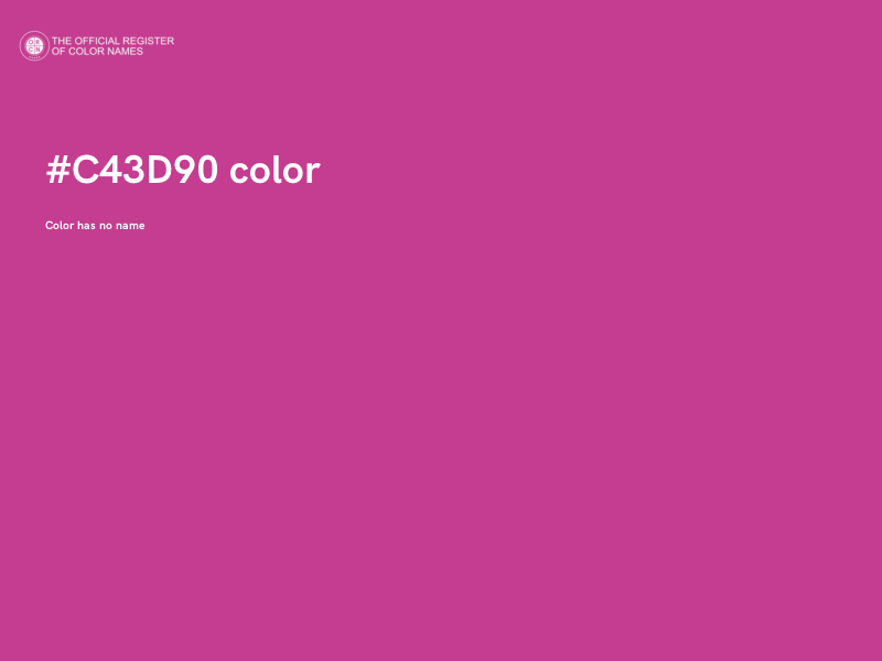 #C43D90 color image