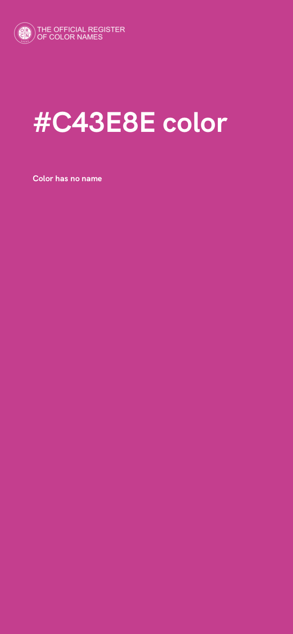 #C43E8E color image