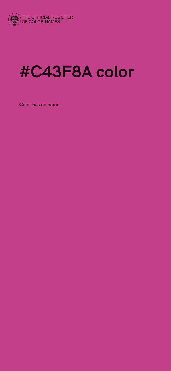 #C43F8A color image
