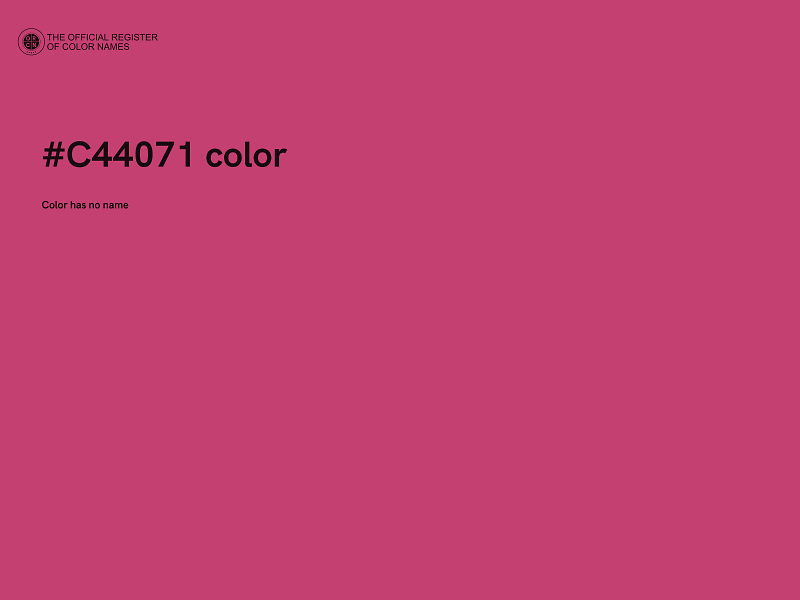 #C44071 color image