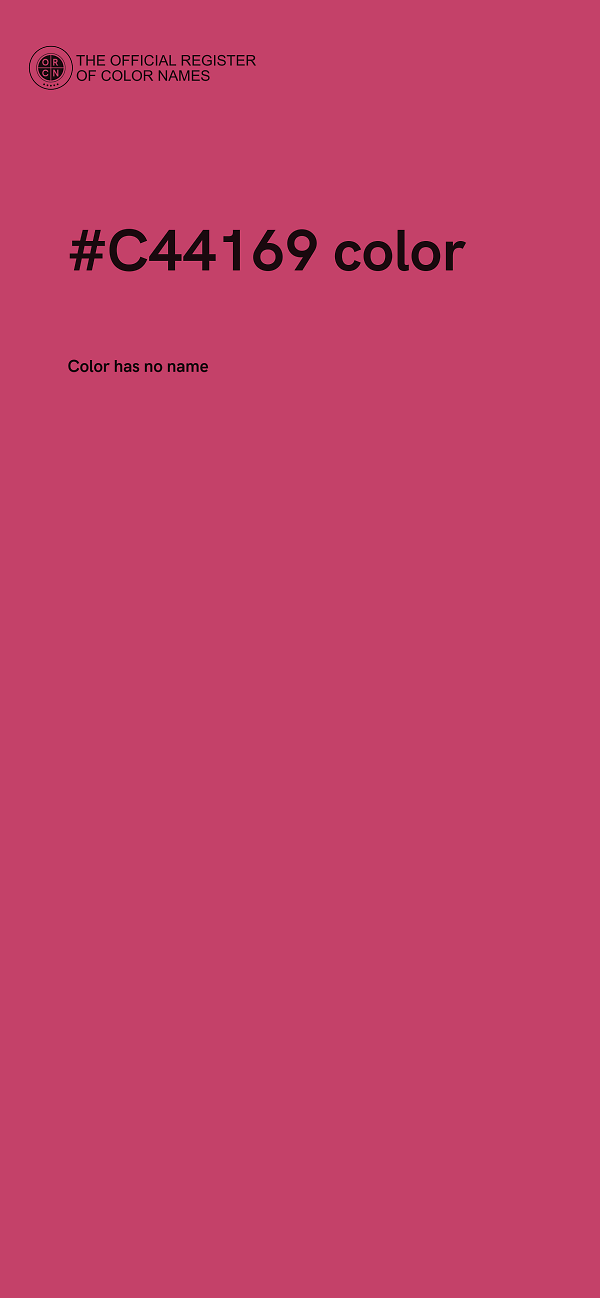 #C44169 color image