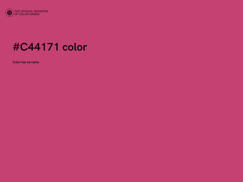 #C44171 color image
