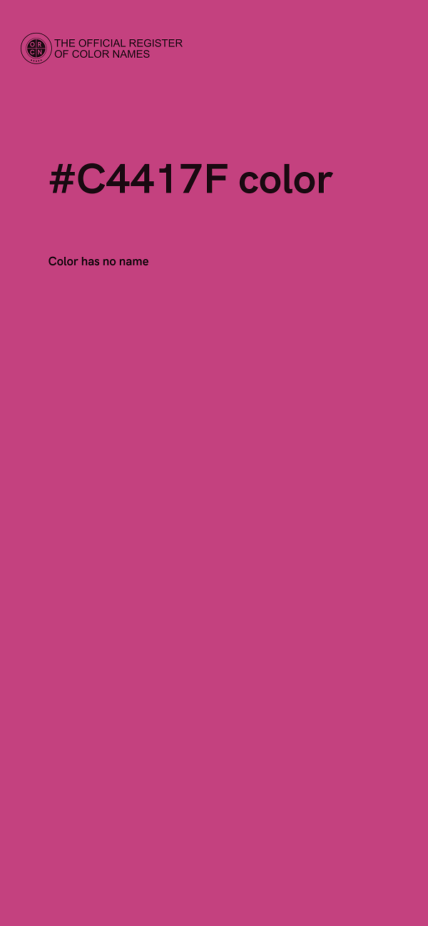 #C4417F color image