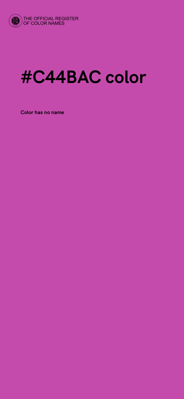 #C44BAC color image