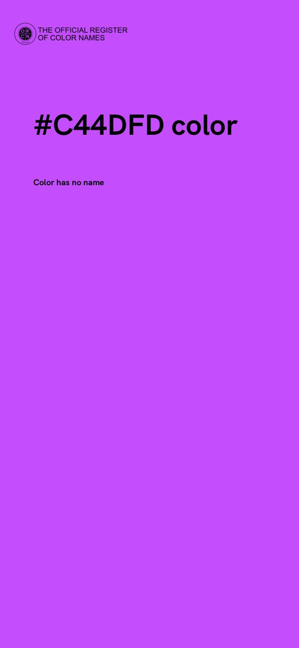 #C44DFD color image