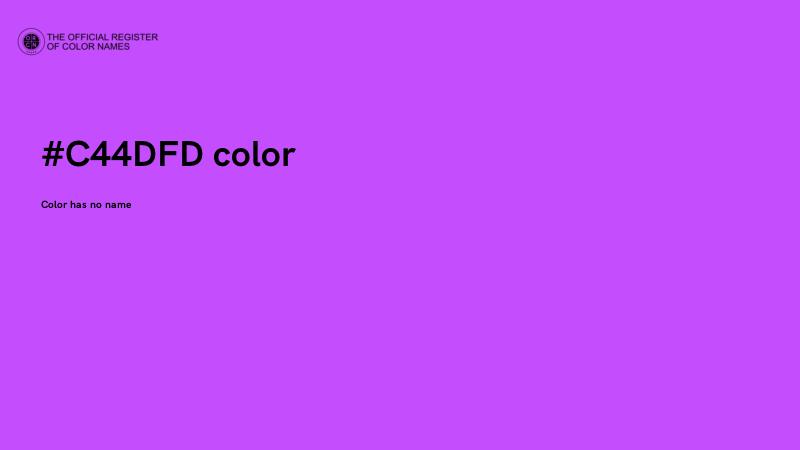 #C44DFD color image