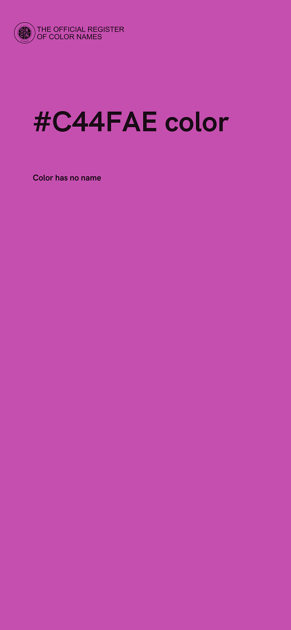 #C44FAE color image