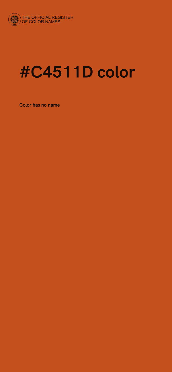 #C4511D color image