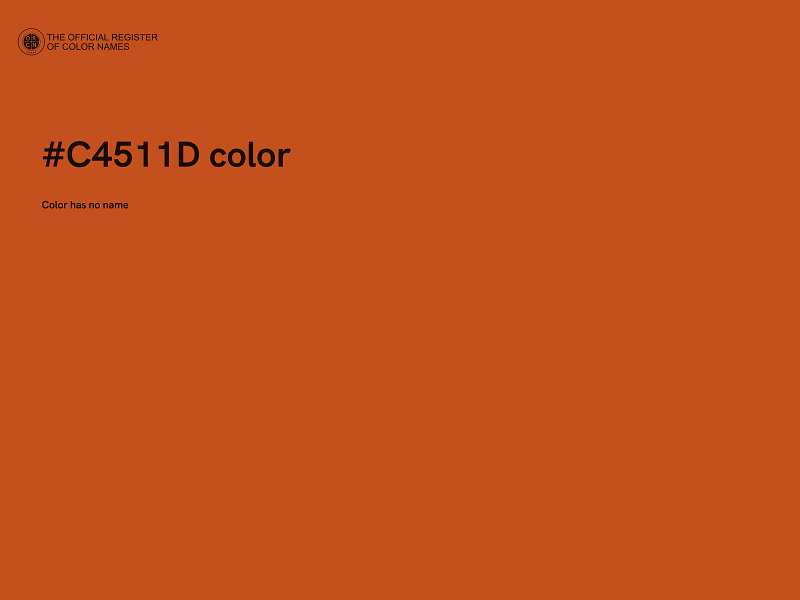 #C4511D color image